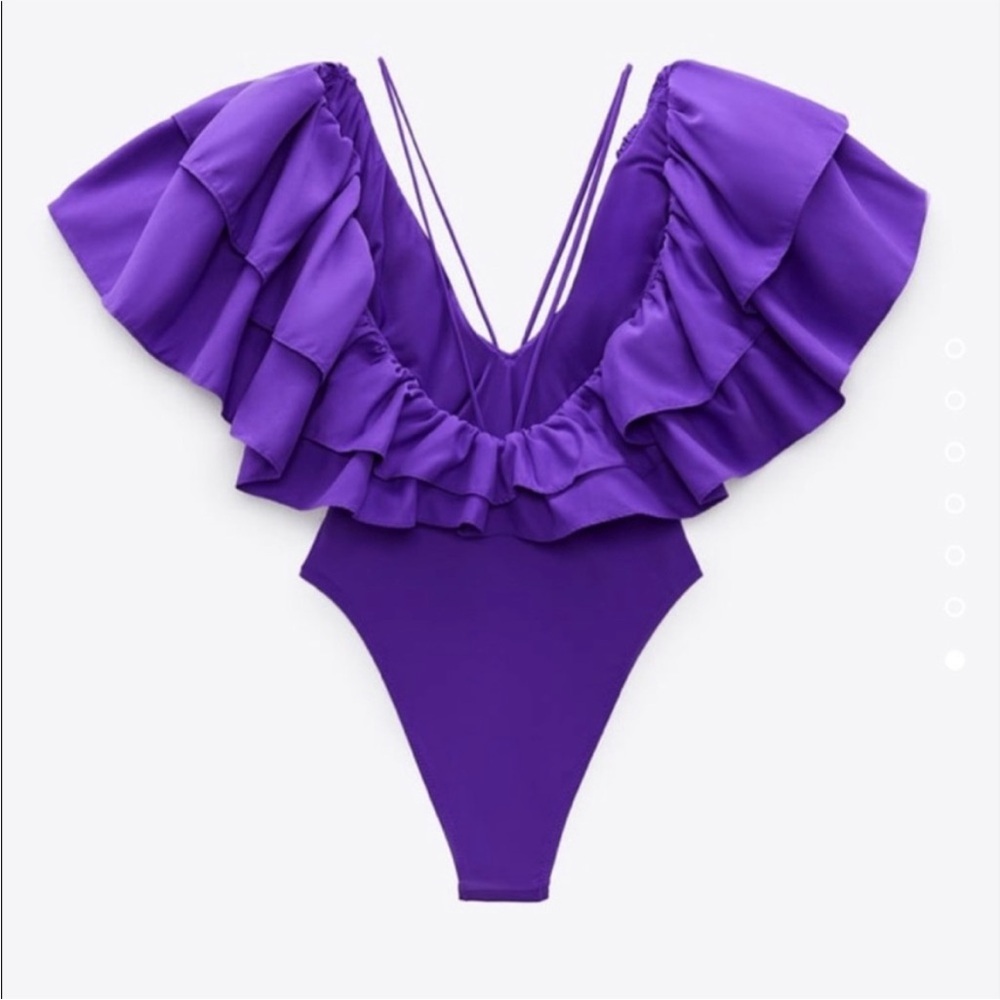 🆕 Zara Ruffle Swim - Picture 2 of 4